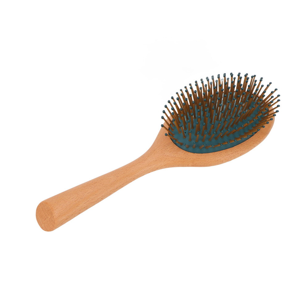 Elastic Gasbag Comb with Wooden Handle, Air Cushion Detangling Brush