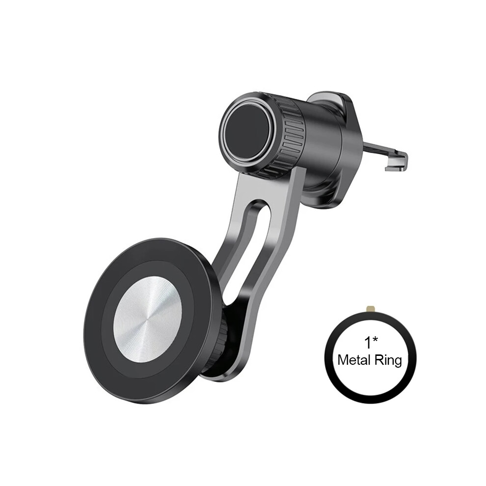 For Magsafe Magnetic Car Phone Holder Strong Magnet Car Air Vent Phone Mount Car Cradle For Iphone 15 14 13 Series Xiaomi Black 6935161535754