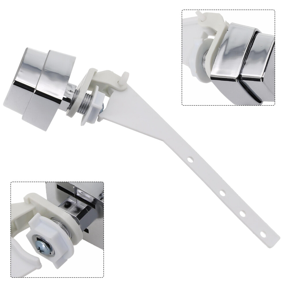 Toilet Flush Push Button Finish Toilet Flush Handle Flush Toilet Flushing Side Wrench Old Style Toilet Plastic 6935161532098