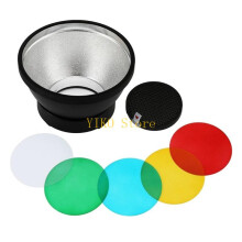 K32C ADR14 Standard Reflector Light Diffuser Honeycomb 5Color Filter For AD300Pro