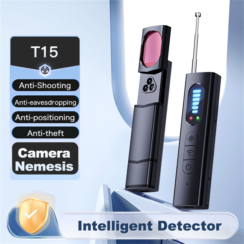 Hidden Camera Detector Anti-Spy Car Gps Tracker Listening Device Bug Rf Wireless All Signal Scanner Gadget Security Protection 6935161530254