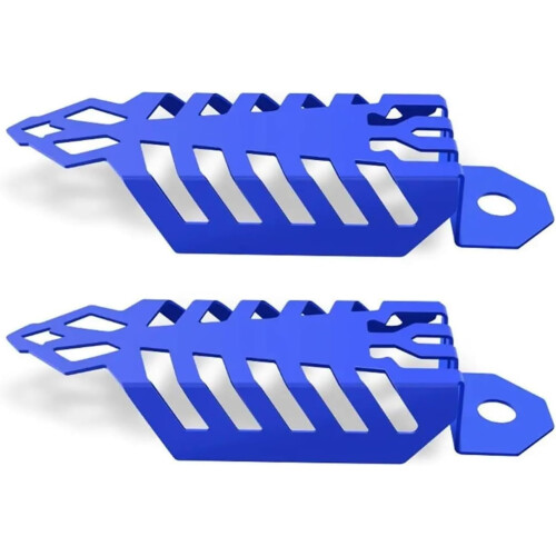 Universal Motorcycle Shock Absorber Cover Red Front Rear Fork Protector Durable Suspension Guard 2
