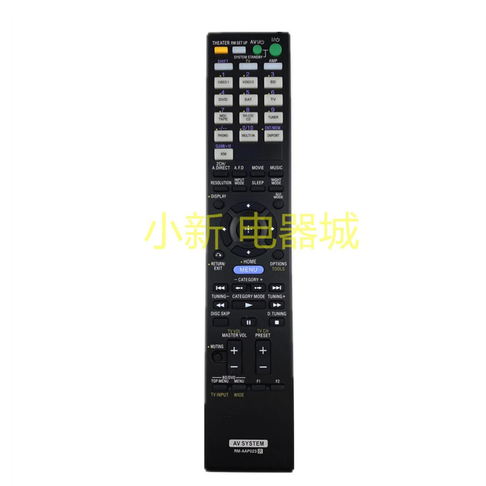 Rm-Aap023 Remote Control Replacement For Sony Str-Dg920 Str-Dg800 Str-Da3500es Str-Da3600es Surround Sound Av Receiver 6935161469042
