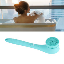 Elektrische Körperbürsten-Set wasserdichtes Silikon mit 3 Köpfen, 1200mAh Blau