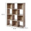 (Oak, 30cm) 12-Compartment Storage Shelf, 93 cm Wide - COMPO 5