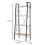 LEXIE 4-Tier Industrial Style Storage Shelf 5