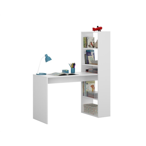 Mesa de escritorio con estantería Duplo