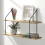 2-Tier Wall Shelf, Wood Finish, 60 cm Wide 3
