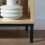 6-compartment storage shelf with metal legs 10