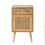 Bedside table with natural rattan caning - MIYA 1