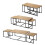 Set of 3 nesting coffee tables, 100 cm long - LENNY 5