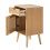 Bedside table with natural rattan caning - MIYA 8