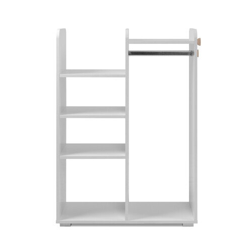 White children's wardrobe, 110 cm high - LALA 1