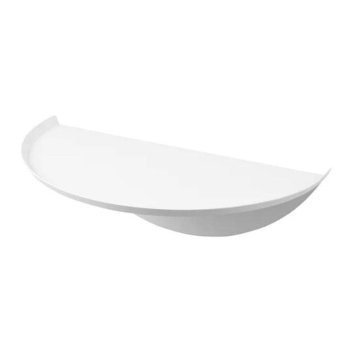 YAMAZAKI - Runde Wandregal L40 cm - TOWER - Weiß
