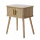 Vintage Bedside Table with 2 Sliding Doors, H58cm - ERNEST 8