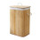 Rectangular bamboo laundry basket 70L - H60 cm 1