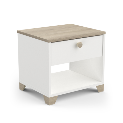 Bedside table with 1 drawer, 43.2 cm wide - IZZY 2