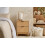 Bedside table with 2 drawers with wave-effect fronts, H52 cm - BOLOGNE 6