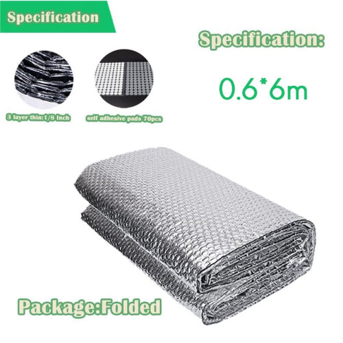 Bubble Insulation Roll Reflective Window Radiant Barrier Double Reflective Insulation Foam For Keep Heat 1