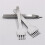Leather Craft DIY Tool Set- Perforated Round Hole Punch Replaceable Heads, Sturdy Stitching Cut Leather Chisel 5