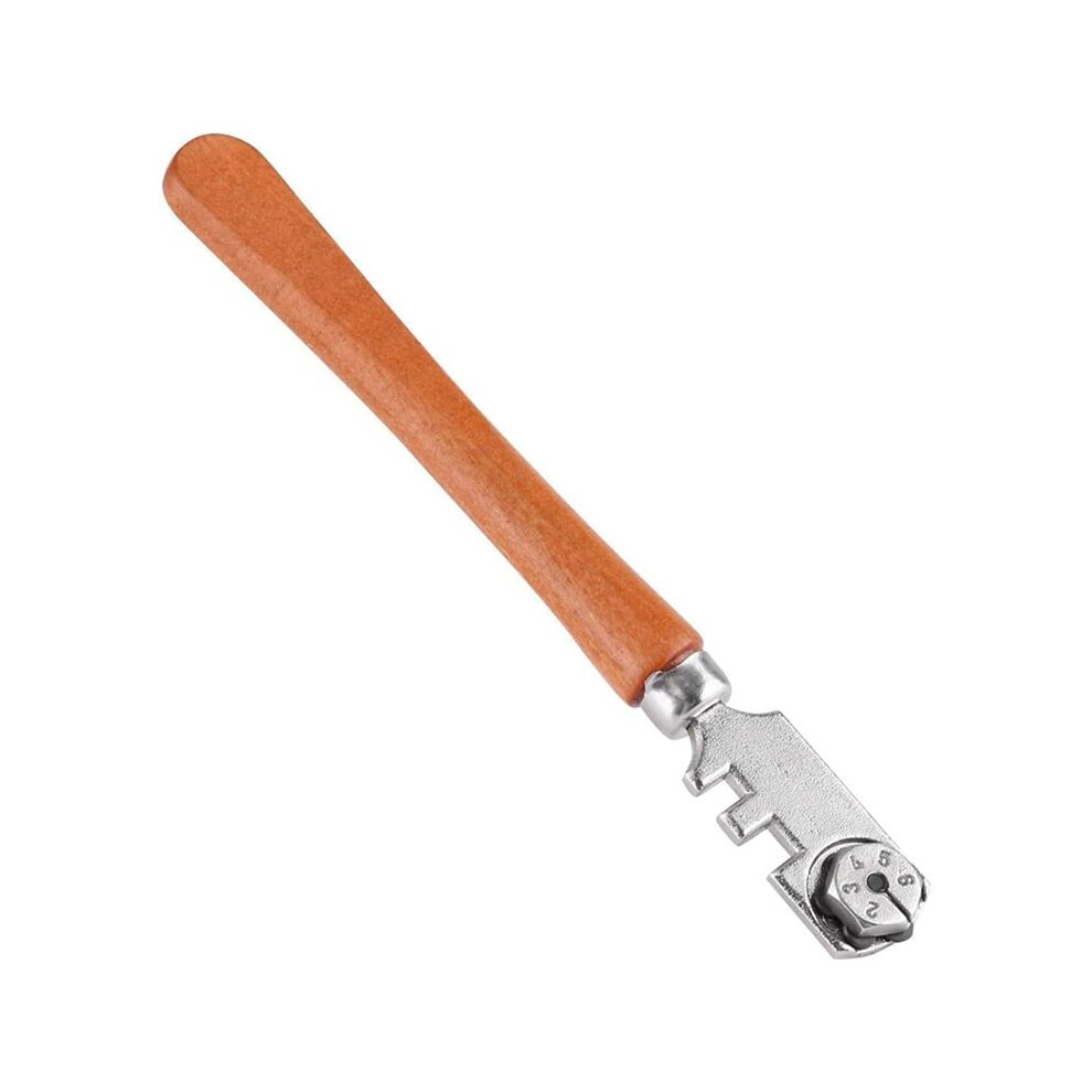 Glass Cutter Tool Kit Professional, 6 Wheel Cutting System, 30Mm Cutting Depth, Ergonomic Design Handle 6935161557930