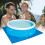 Ground Cloth Swimming Pool Rectangle, 2.5 x 2.5 Meters Waterproof Square Pool Mat, Foldable Pool Floor Protector 1