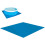 Ground Cloth Swimming Pool Rectangle, 2.5 x 2.5 Meters Waterproof Square Pool Mat, Foldable Pool Floor Protector 4