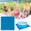 Ground Cloth Swimming Pool Rectangle, 2.5 x 2.5 Meters Waterproof Square Pool Mat, Foldable Pool Floor Protector 2