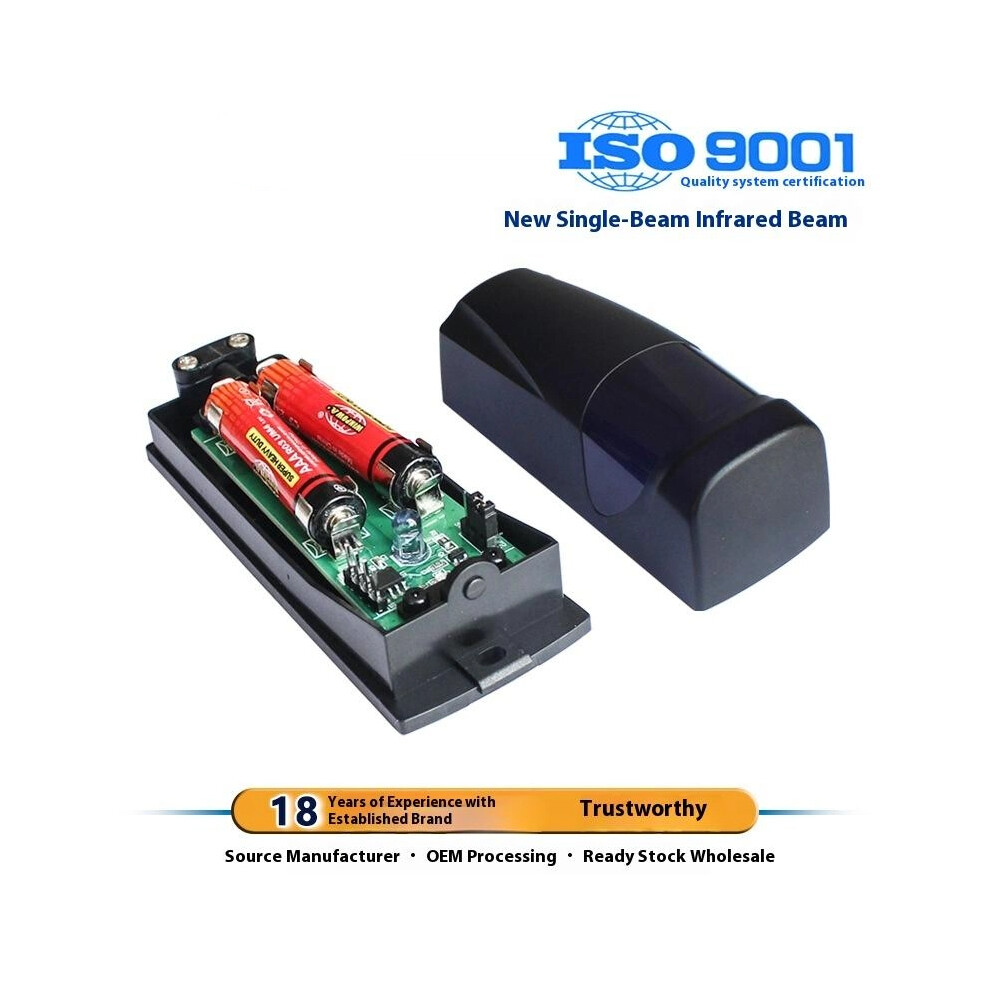 1 Set Garage Gate Opener Barrier Sliding Door Safety Photocell Infrared Beam Sensor Dc12v 24V Single Beam Infrared Detector 6935161556797