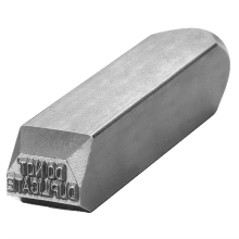 Steel Punch Tool 1/16Inch Metal Stamps For Key Do Not Duplicate For Key Punch Leather Craft