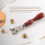 Leather Roller Embossed Wheel Handle Leather Roller DIY Handmade Leather Embossed Tool Manual Tool 5