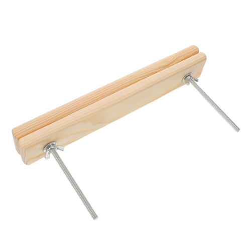 1Set Durable Wood and Steel Bookbinding Tool Kit for Press