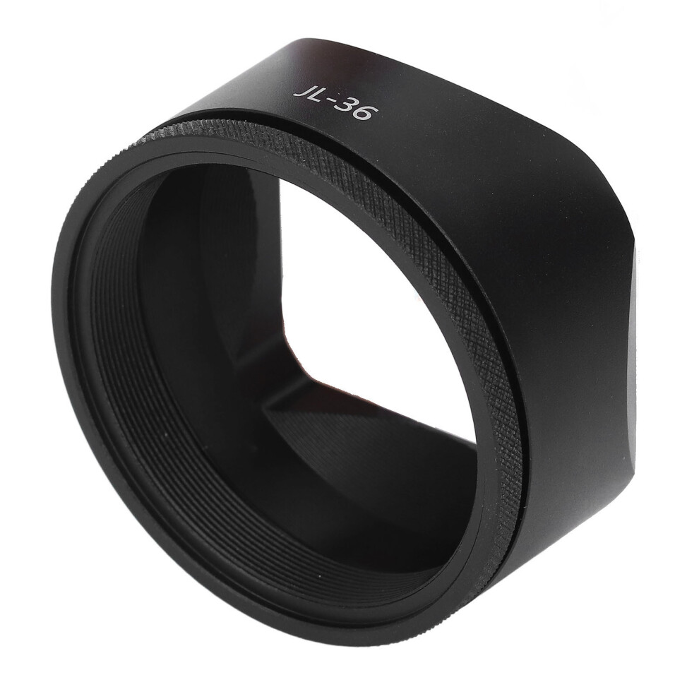 Square Lens Hood Aluminium Alloy For Fuji X100v/X100vi Filter Compatible Black 4901378608163