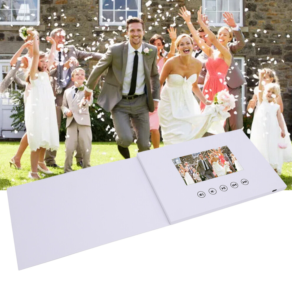 Video Greeting Card 5" Lcd 720P Hd 128Mb Memory For Holiday & Anniversary 9491358926646