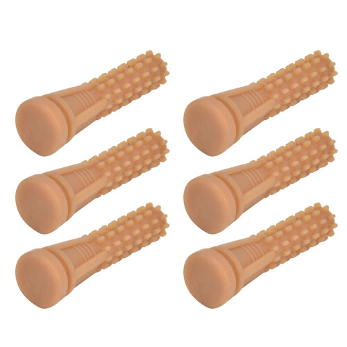 Efficient Feather Remover for Poultry Processing, 50PCS Unique Protrusion Winding Design Quick & Easy Feather Removal Sticks, High Quality Rubber 2