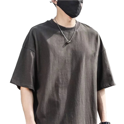 Μπλούζα για casual ρούχα, βαμβακερή unisex μπλούζα με κοντό μανίκι και στρογγυλή