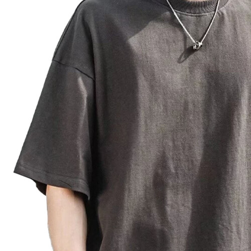 Ανδρικό T-shirt μόδας με μοντέρνο σχέδιο στάμπας, κοντομάνικο μπλουζάκι με 2