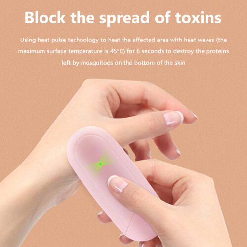 Συσκευή ανακούφισης από τσιμπήματα εντόμων με θερμοθεραπεία, φυσική μείωση του 1