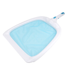 Heavy-Duty Fiberglass Leaf Rake For Pool Maintenance, Portable Aluminum Pool Skimmer With Ultra-Fine Mesh For Efficient Debris Collection