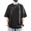 Casual φαρδύ μπλουζάκι για καθημερινή χρήση, oversized κοντομάνικο βαμβακερό τοπ με 3