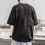 Casual φαρδύ μπλουζάκι για καθημερινή χρήση, oversized κοντομάνικο βαμβακερό τοπ με 5