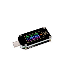 Multimeter, Mini USB Tester Voltage Current Meter Fast Charge PD Detector Color Screen TC66/TC66C TypeC Multimeter Voltmeter Ammeter(TC66C) 1 Tc66c