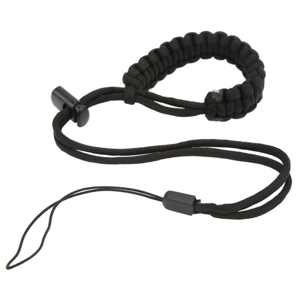 Hand Woven Diving Wrist Strap For Phones And Camera Series Black 5081375573905