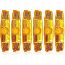(As show, One size) QQDD Bicycle Reflectors Set-6Pcs Bicycle Wheel Reflector Safety Spoke Reflector Bracket Vintage