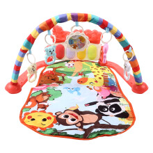 Baby Pedal Piano Spielmatte - Multifunktionaler roter Musik-Walker