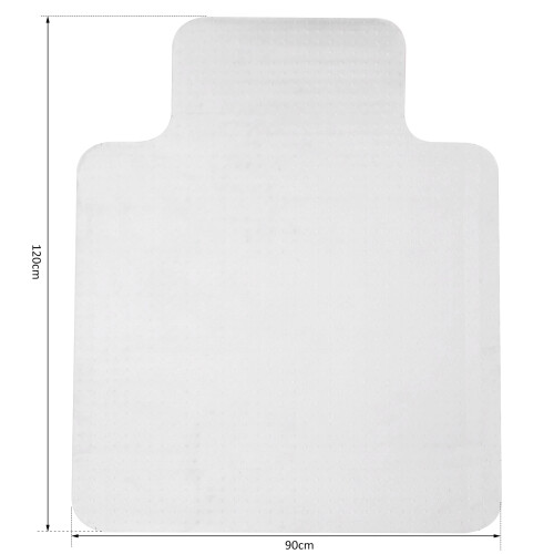 Homcom HOMCOM Office Carpet Protector Chair Mat Spike Non Slip Studs Frosted 2
