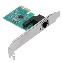 Placă de interfață de rețea, controler Gigabit Ethernet cu suport cu profil redus, RJ45Port, transmisie video HD, capacitate super