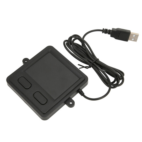 Black USB Wired Touchpad with Tap Scroll Zoom Functions No Drivers