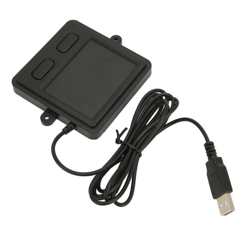 Black USB Wired Touchpad with Tap Scroll Zoom Functions No Drivers 2