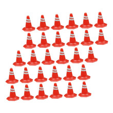 50Pcs Mini Traffic Cones for Kids Play and Traffic Safety Education Bright Color Lightweight